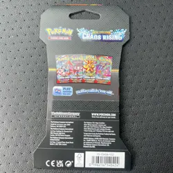 20 X Pokemon TCG Mega Evolution: Chaos Rising - Booster Pack Sleeves NEW - Image 3
