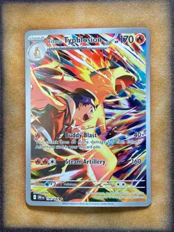 Pokemon Ethan's Typhlosion 190/182 SV10 Destined Rivals Illustration Rare NM - Image 1