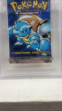 1999 BASE SET FOIL PACK BLASTOISE ART WOTC WIZARD OF COAST POKEMON TCG PSA 8 - Image 5