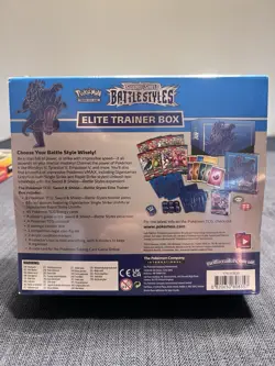 Sealed Pokemon Sword & Shield Battle Styles Elite Trainer Box Blue New - Image 2