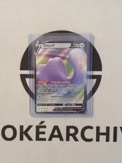 Ditto V 050/072 Glanzendes Schicksal Set Alt Full Art Pokemon Karte Deutsch - Image 1