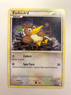 Farfetch'd HeartGold SoulSilver 19/123 LP Pokemon Non Holo Rare - Image 1