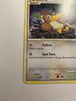 Farfetch'd HeartGold SoulSilver 19/123 LP Pokemon Non Holo Rare - Image 4