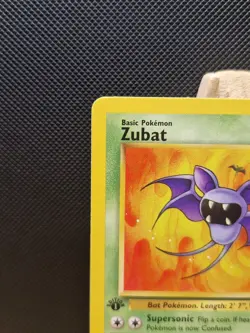 Pokemon TCG 1999 WOTC 1st Edition Fossil Zubat 57/62 - Excellent - Image 3