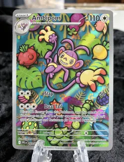 Ambipom 107/094 Pokemon Phantasmal Flames Illustration Rare - Image 1