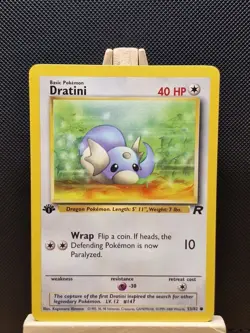 Pokemon 2000 WOTC 1st Edition Team Rocket Dratini 53/82 - Near Mint - Image 1