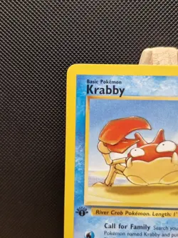 Pokemon 1999 WOTC 1st Edition Fossil Krabby 51/62 - Near Mint - Image 3