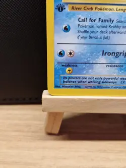 Pokemon 1999 WOTC 1st Edition Fossil Krabby 51/62 - Near Mint - Image 5