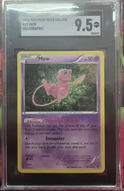 2016 Pokemon Fates Collide #29 Mew Holo SGC 9.5 - Image 1