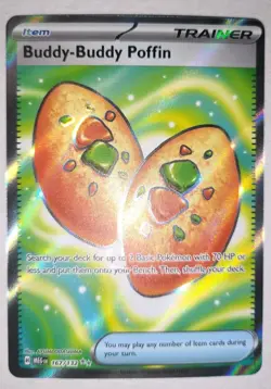 Pokemon Mega Evolution ME01 - Buddy-Buddy Poffin - 167/132 - Ultra Rare - Image 1