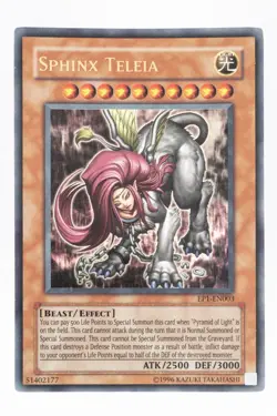 YUGIOH Sphinx set Andro, Teleia, and Theinen EP1-EN001 EP1-EN002 EP12-EN003 LP - Image 4