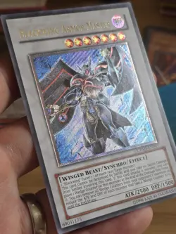 Yu-Gi-Oh! TCG Blackwing Armor Master CRMS-EN041 Ultimate Rare 1st Edition EURO - Image 2