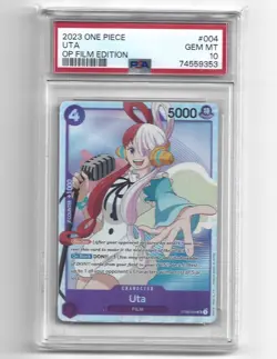 PSA 10 - Uta - One Piece Starter Deck Film Edition - 004 Holo - Image 1
