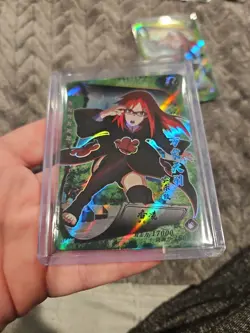 Naruto Kayou Karin Uzumaki Card Heavens Scroll HY-108 Foil Holo Rare Green - Image 3