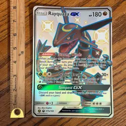 Rayquaza GX - Pokemon Oversized Jumbo Card NEAR MINT - Image 1
