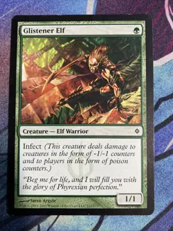 MTG 2011 New Phyrexia: Glistener Elf (111/175) MP - Image 1