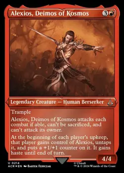 Mint/Near-Mint, English - 1 x MTG Alexios, Deimos of Kosmos - Foil Etched Univer - Image 1