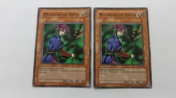 2x MAGICIAN OF FAITH MONSTER SDJ-017 UNLIMITED COMMON YUGIOH 1 NM / 1 MP-HP - Image 1