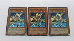 3x ANTI-AIRCRAFT FLOWER MONSTER UNLIMITED ED IOC-076 COMMON YUGIOH NM - Image 1