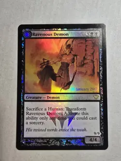 Ravenous Demon Prerelease Cards Foil - Image 1