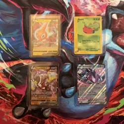 Pokemon TCG 4-Card Lot: Rotom V, Hoppip, Genesect EX, Single Strike Urshifu V - Image 1