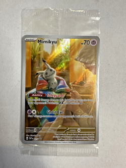 Mimikyu SVP 075 Sealed Promo Pokemon Card Paldean Fates SV075 QTY - Image 1