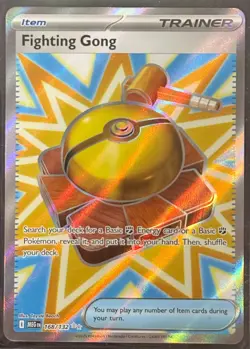 Fighting Gong 168/132 Ultra Rare Mega Evolution NM Pokemon Card - Image 1