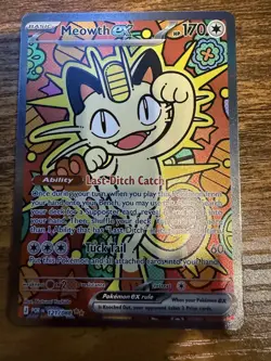 Meowth ex 121/088 SIR - Perfect Order Pokemon NM - Image 2