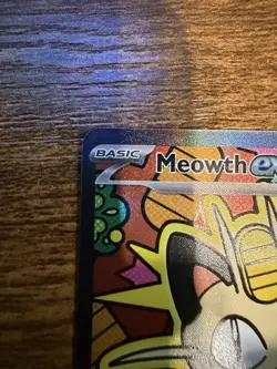 Meowth ex 121/088 SIR - Perfect Order Pokemon NM - Image 4