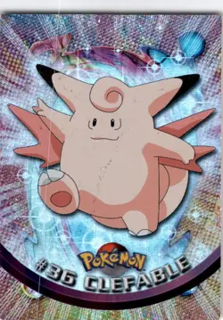 1999 Topps Pokemon TV Animation Edition Series 1 #36 Clefable Foil - Image 1