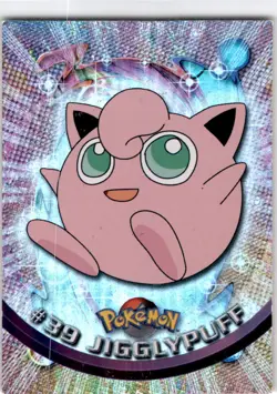 1999 Topps Pokemon TV Animation Edition Series 1 #39 Jigglypuff Foil - Image 1