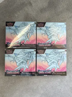 Pokemon Chaos Rising Pokemon Center Elite Trainer Box (Factory Sealed) X4 - Image 1