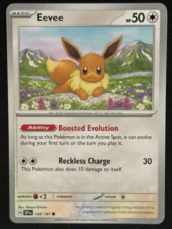 Pokemon - Eevee 143/191 - Surging Sparks Non Holo - NM - Image 1