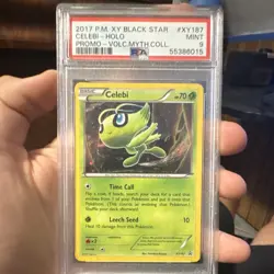 Pokemon TCG Celebi XY187 XY Black Star Promo Holo PSA 9 2017 English - Image 1