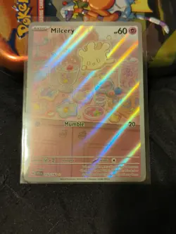 Pokemon TCG Milcery Full Art Rare Card 152/142 - Image 1