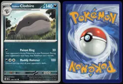 Paldean Clodsire 128/197 Obsidian Flames Uncommon Pokemon Saitou Near Mint - Image 1