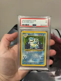 PSA 1 POKEMON BASE SET #2 BLASTOISE-HOLO 1999 - Image 1
