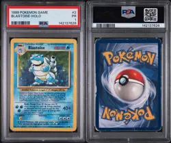 PSA 1 POKEMON BASE SET #2 BLASTOISE-HOLO 1999 - Image 3