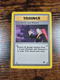 Giovanni's Last Resort 105/132 Pokemon Gym Challenge Regular Ungraded - Image 1