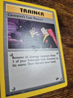 Giovanni's Last Resort 105/132 Pokemon Gym Challenge Regular Ungraded - Image 2