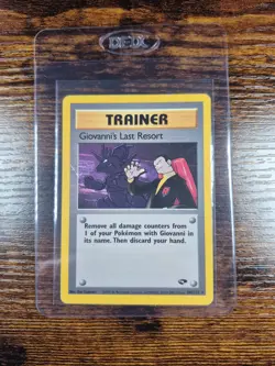 Giovanni's Last Resort 105/132 Pokemon Gym Challenge Regular Ungraded - Image 4