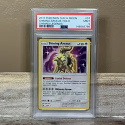2017 Pokemon TCG Shining Legends Shining Arceus 57/73 PSA 9 Mint Holo Rare - Image 1