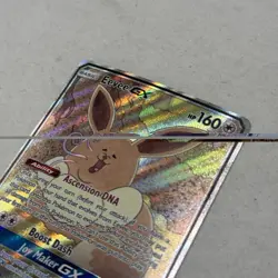 Pokemon TCG Eevee GX-SM233 Black Star Promo Holo full art🔥 (LP-MP) - Image 5