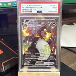 Pokemon Shining Fates Charizard VMAX SV107/SV122 PSA 9 - Image 1