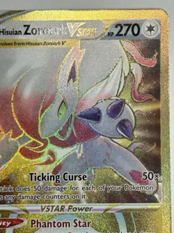 Pokemon Hisuian Zoroark VSTAR 213/196 Lost Origin NM - Image 3