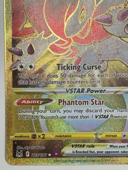Pokemon Hisuian Zoroark VSTAR 213/196 Lost Origin NM - Image 5