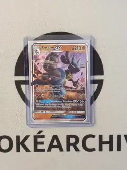 Lucario GX SM100 Black Star Promo Sonne & Mond Set Pokemon Karte EN Pokemon - Image 1