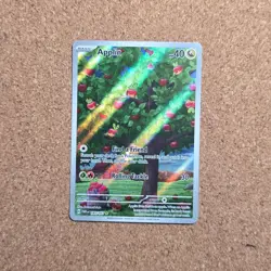 Applin 185/167 Illustration Rare Full Art Pokemon TCG Twilight Masquerade *B1 - Image 1