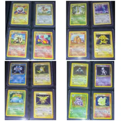 Complete 1999 Pokemon Base Set 102/102 WOTC Charizard Blastoise Venusaur Binder - Image 5