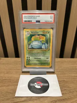 PSA 7 Venusaur 15 /102 Base Set Pokemon Card MINT - Image 1